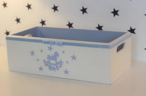 Pudełko na pampersy  blue