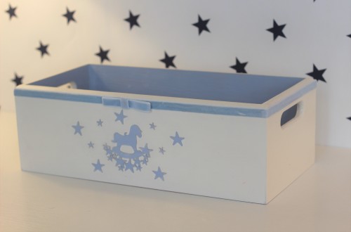Pudełko na pampersy  blue