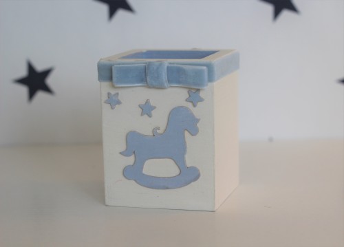 Pudełko na patyczki blue