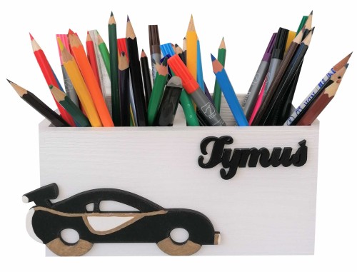 Przybornik na kredki  2 komorowy          