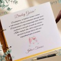 Księga gości serce na  ślub wesele  z ankietami personalizowana grawer  