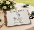 Księga gości na wesele ślub ANKIETA   DREWNIANA okładka  personalizacja