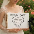 Księga gości na wesele  DREWNIANA  personalizacja księga z ankietami