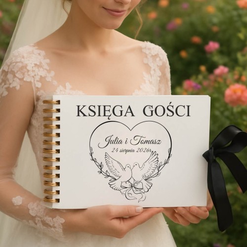 Księga gości na wesele  DREWNIANA  personalizacja księga z ankietami