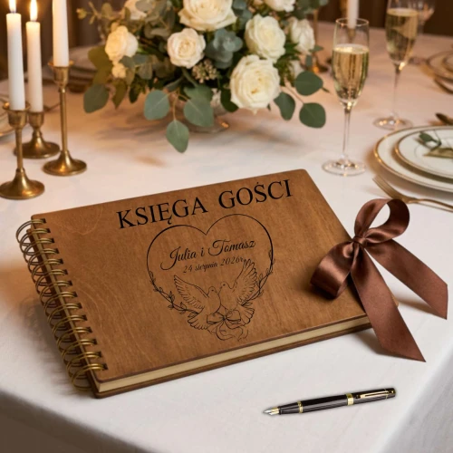 Księga gości na wesele ślub  personalizowana fotobutka