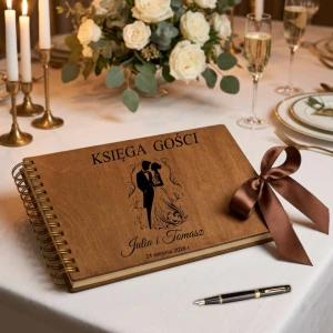 Księga gości na wesele ślub z ankietami personalizowana  